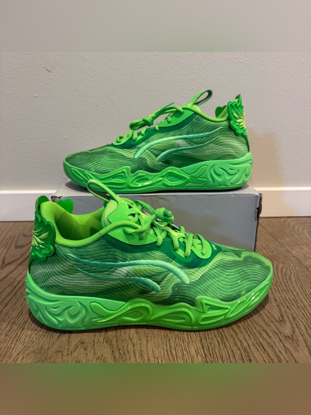 Puma Lamelo Ball MB.04 Lo Team Green Glare